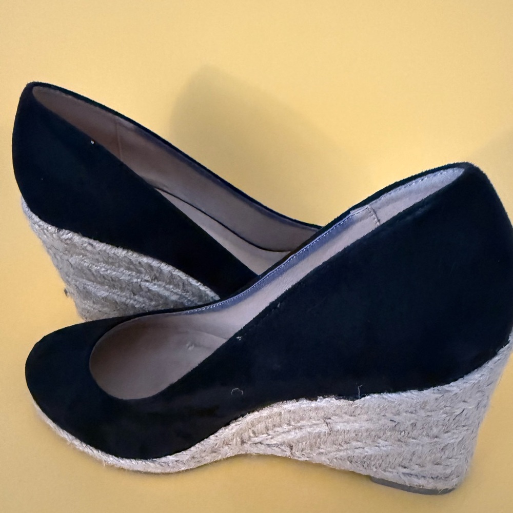 Cityclassified Black Espadrille Wedges - Picture 6 of 8